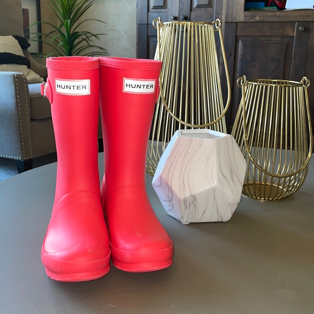 Kids Hunter Boots Hot Pink 🌸